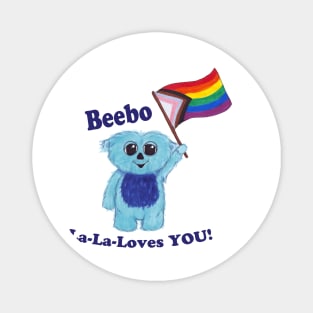 Beebo Loves You! Magnet